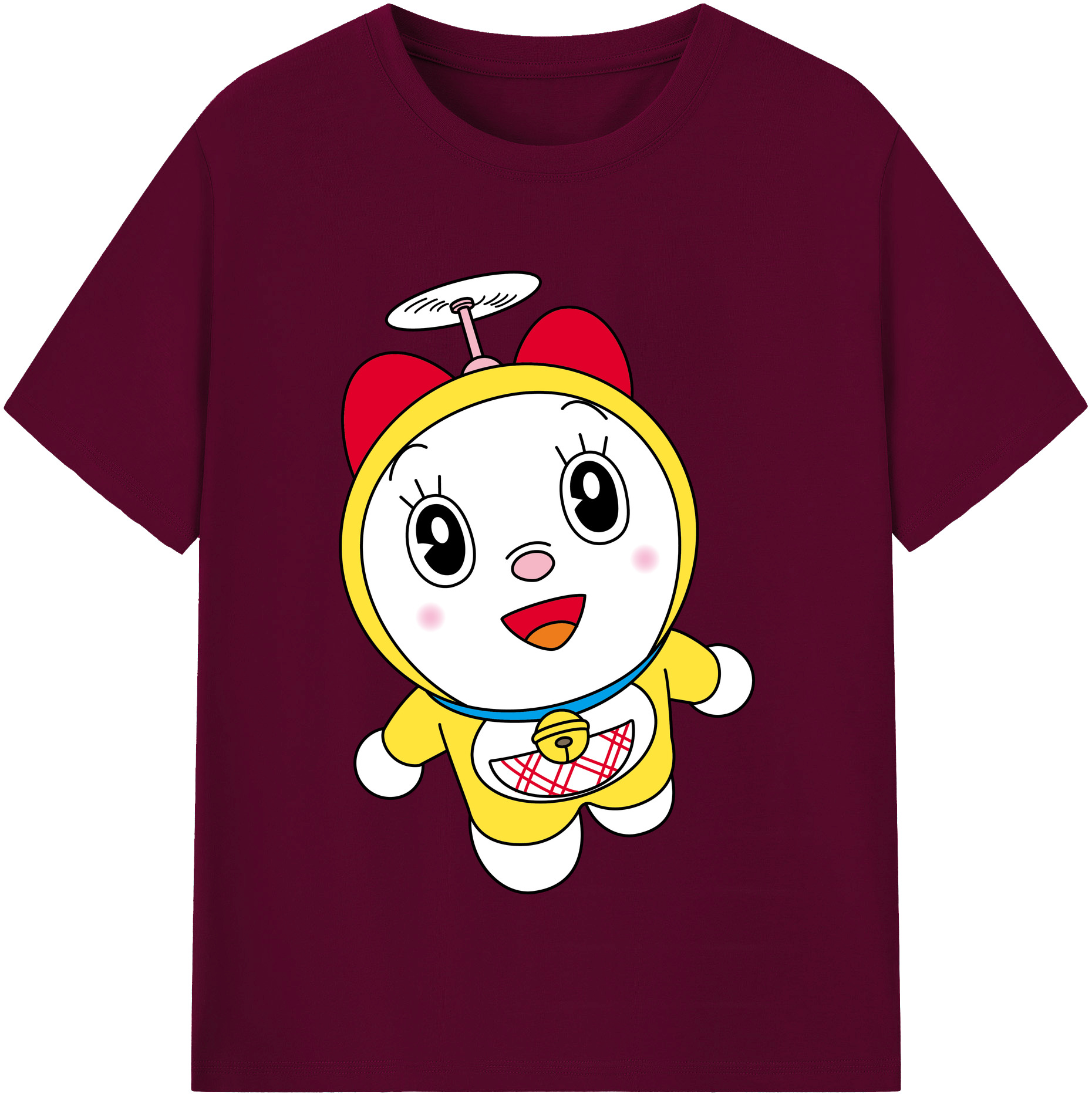 （画像用） ドラえもん ドラミ Doraemon Dorami レディースカジュアルプリントTシャツ（綿100％）